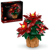 LEGO® Icons Poinsettia Plant Decor Building Set 10370